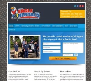 eagle equipment rentals website