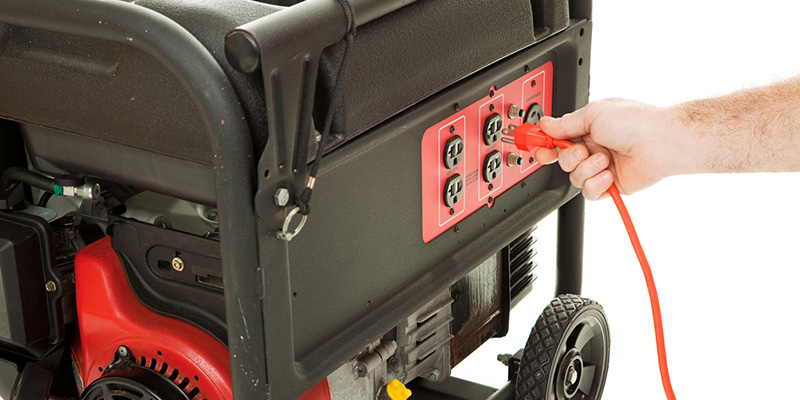 Generators provide you with an emergency power source